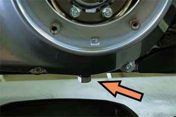 LOCATE THE PRIMARY DRAIN PLUG