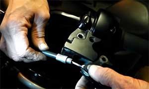 PLACE YOUR NEW CLUTCH LEVER