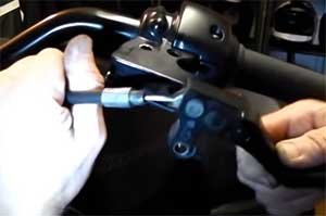 REMOVE THE CLUTCH LEVER