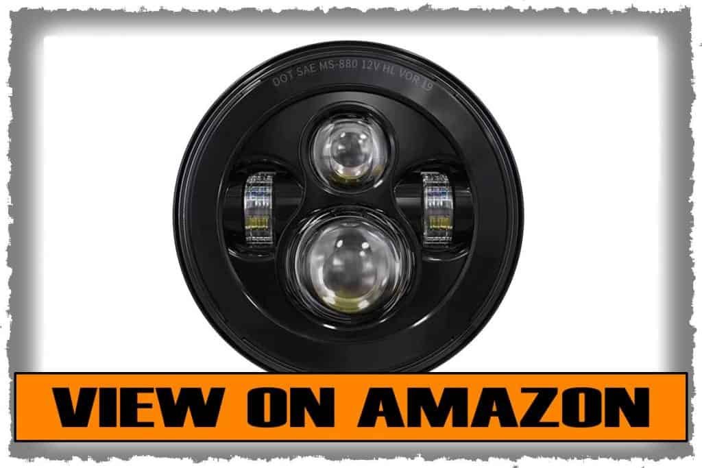 7 Inch LED Headlight With Mounting Bracket For Harley Touring