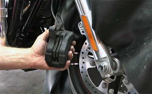 Brake Pads on a Harley with ABS
