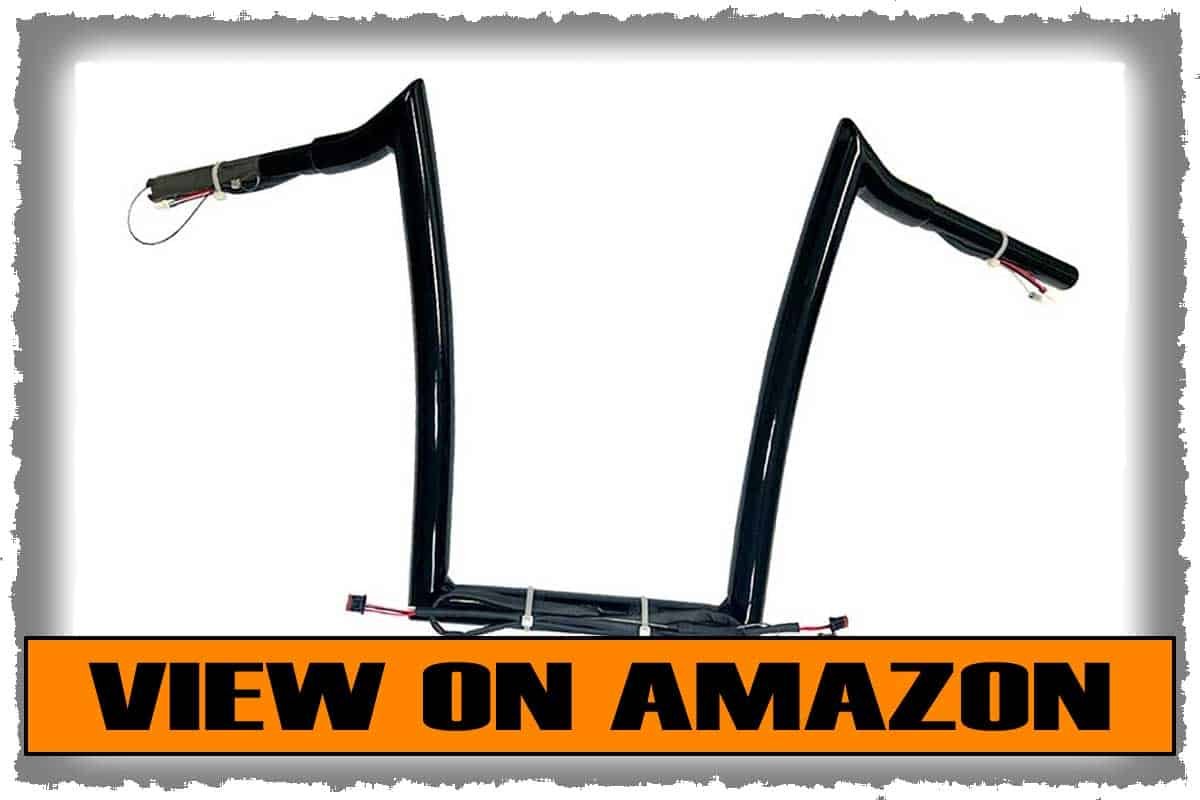 10 Inch Monkey Bars 10" Rise Ape Hanger Handlebar For Harley Sportster Softail Dyna FLST Harley Handlebars