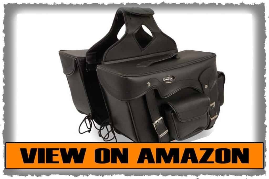 Milwaukee Leather Throw Over Motorcycle Saddlebags