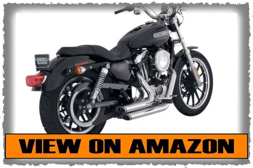 Vance And Hines Chrome Exhaust System For Harley Davidson XL883 XL1200C