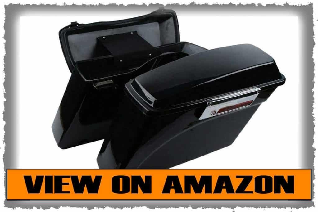 brooksautosports Complete Hard Saddlebags Fits Harley Touring Softail Dyna