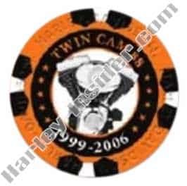 Twin Cam 88 Limited Edition Series Poker Chips (White)
