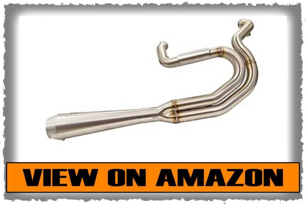 Bassani Greg Stainless 2 1 Exhaust for Harley Dyna