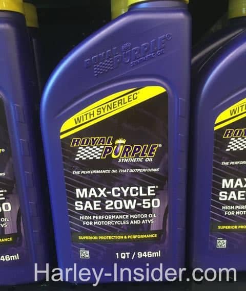 Royal Purple on Harley